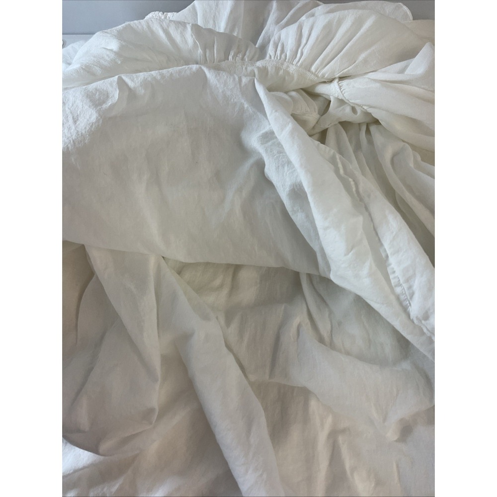 Free‎ People Maxi Skirt Ivory Tiered Gauze Coastal Langenlook Smocked Waist XS - Picture 5 of 12